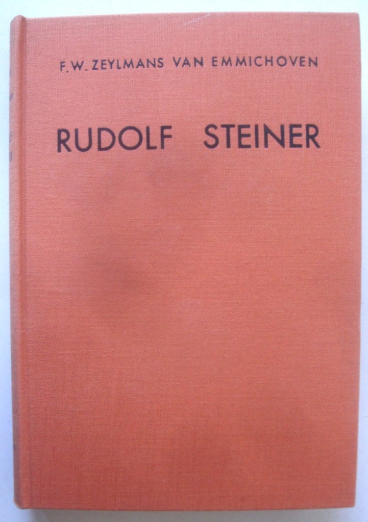 F.W. Zeylmans van Emmichoven Rudolf Steiner, Boeken, Achtergrond en Informatie, Spiritualiteit algemeen, Ophalen of Verzenden