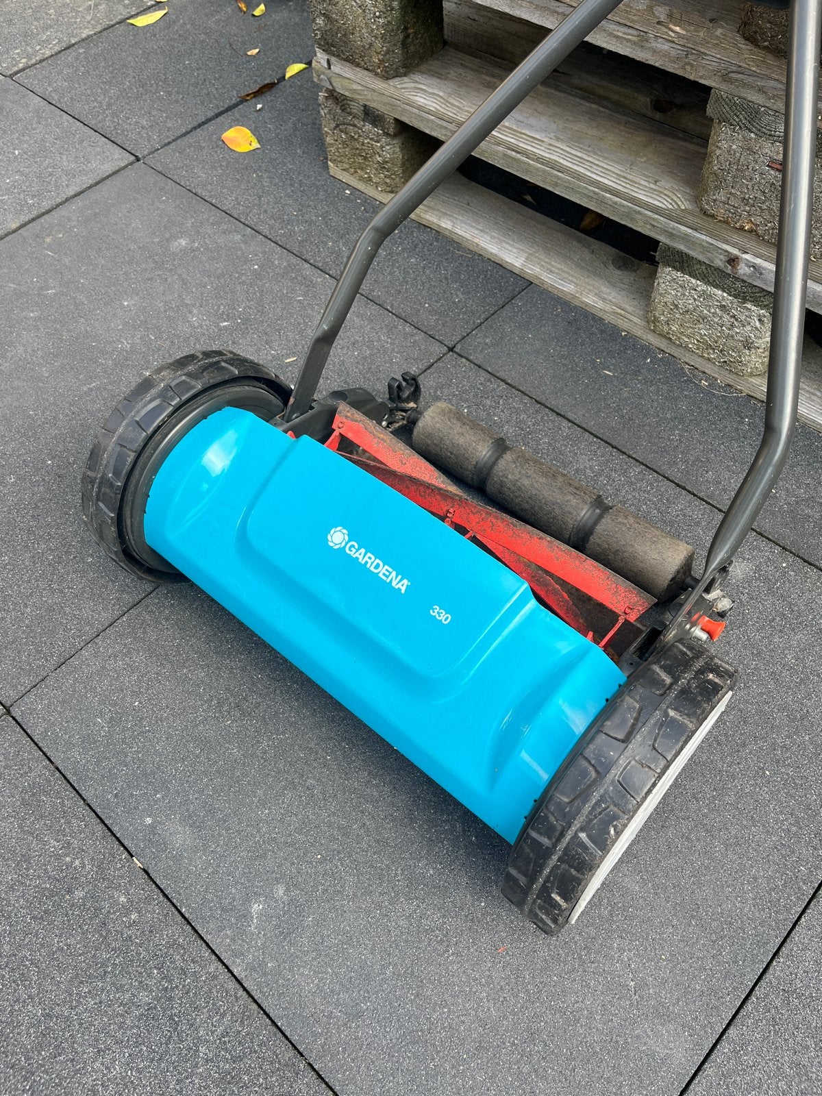 Gardena 330 handgrasmaaier, Ophalen, Gebruikt, Handgrasmaaier, 30 t/m 39 cm
