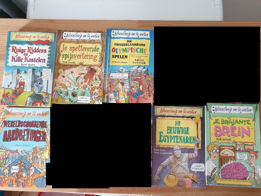 Boeken Softcovers - Waanzinnig om te weten serie, Verzenden, Gelezen, Fictie algemeen