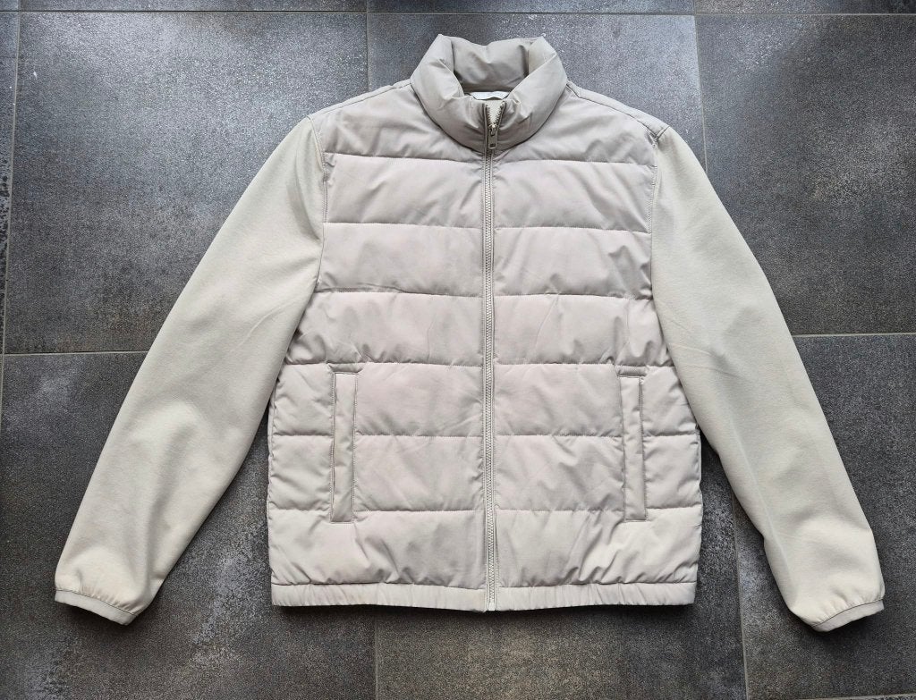 Heren jas , tussendoorjas Zara maat L, Ophalen of Verzenden, Zo goed als nieuw, Beige