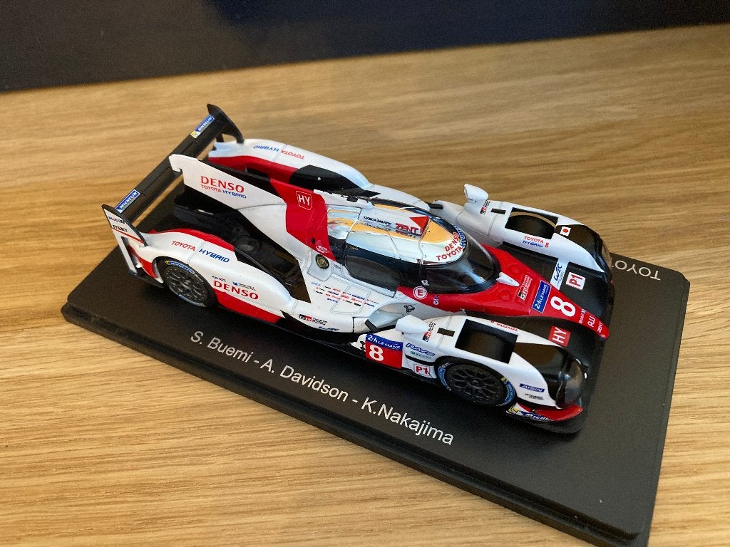 ✅ Toyota TS050 Hybrid 8th Le Mans 2017 1:43 Spark Gazoo, Ophalen of Verzenden, Nieuw, Auto's