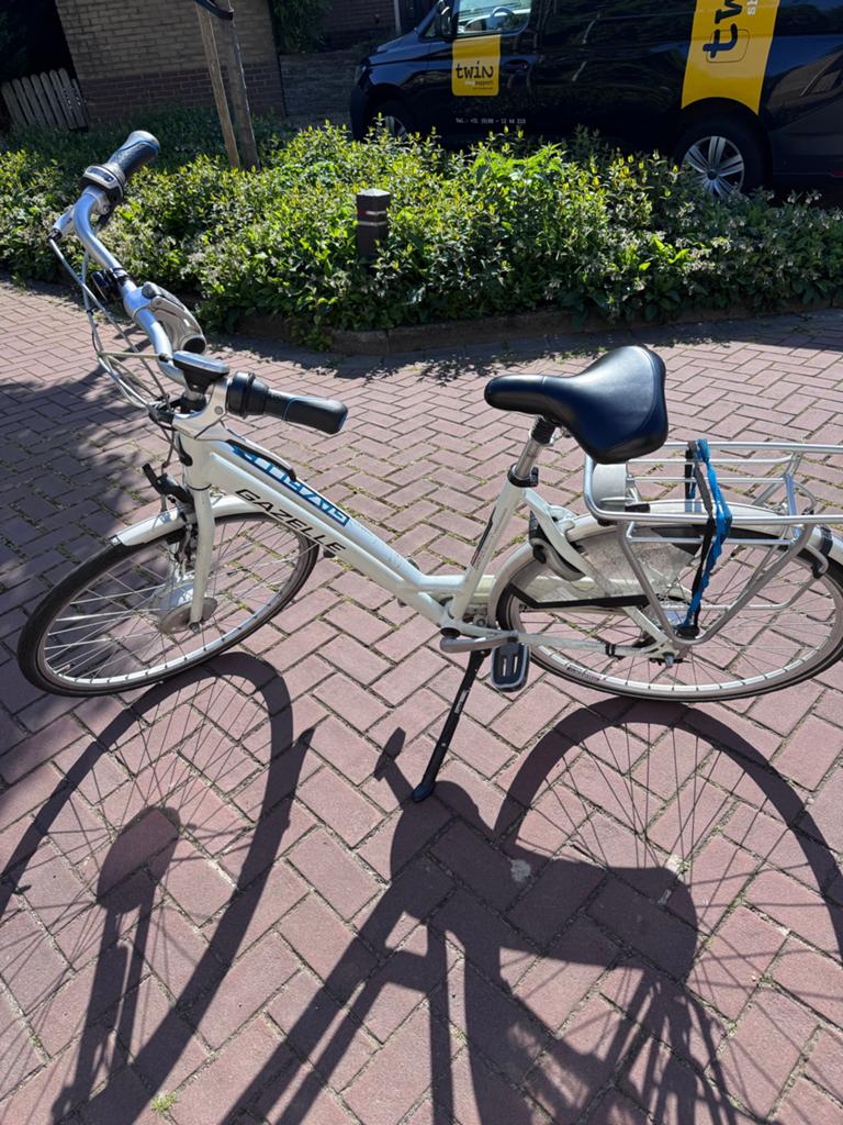 Gazelle fiets met lage instap en versnellingen, Velgrem, Ophalen of Verzenden, 50 tot 53 cm, Gazelle