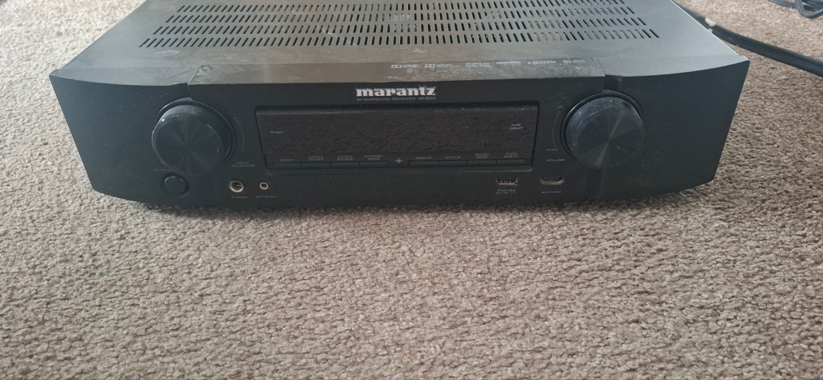 Marantz NR1603 Receiver, Gebruikt, 120 watt of meer, Ophalen, Marantz
