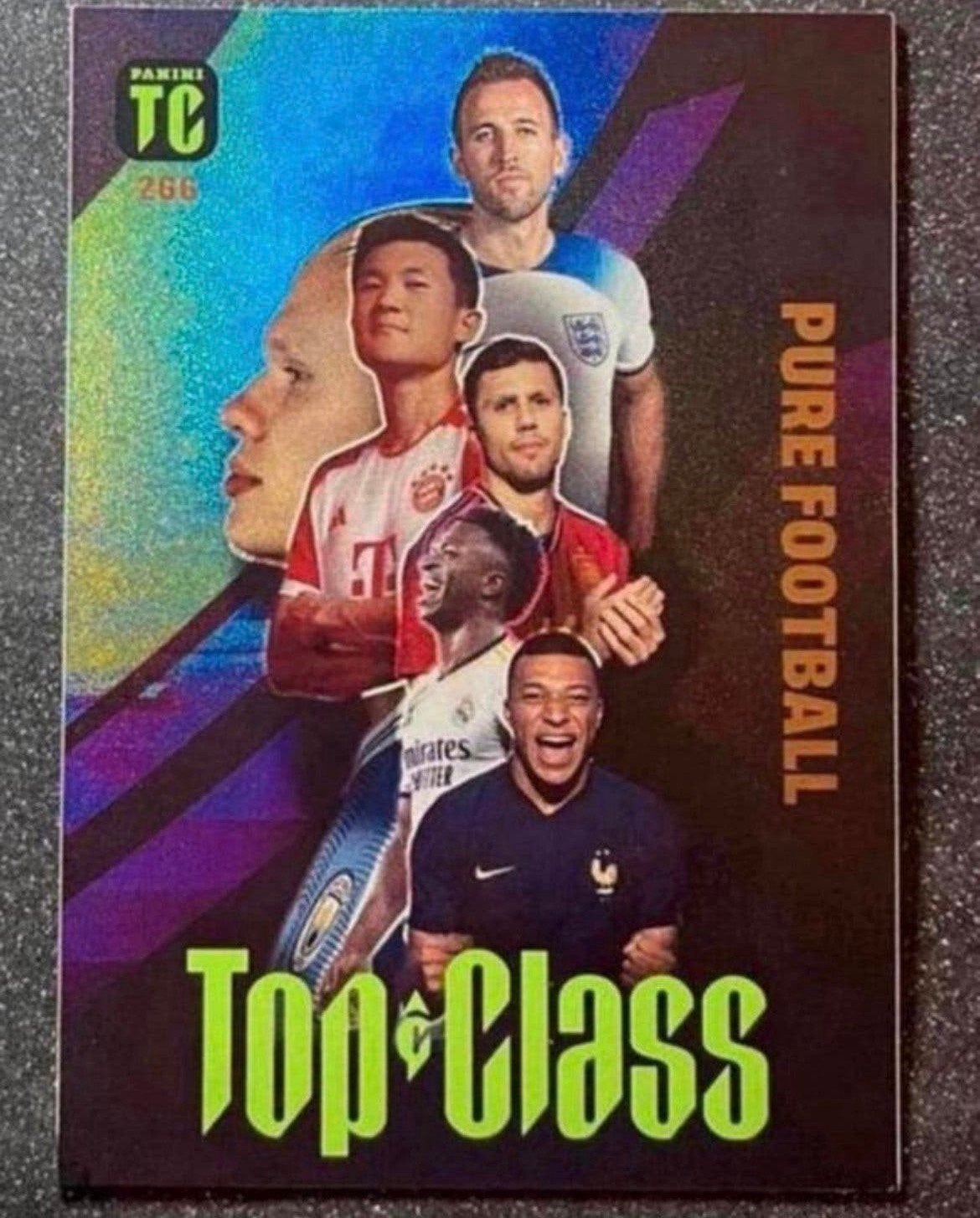 Panini Top Class 2024 PURE FOOTBALL MBAPPÉ HAALAND KANE VINI, Verzenden, Zo goed als nieuw, Plaatje