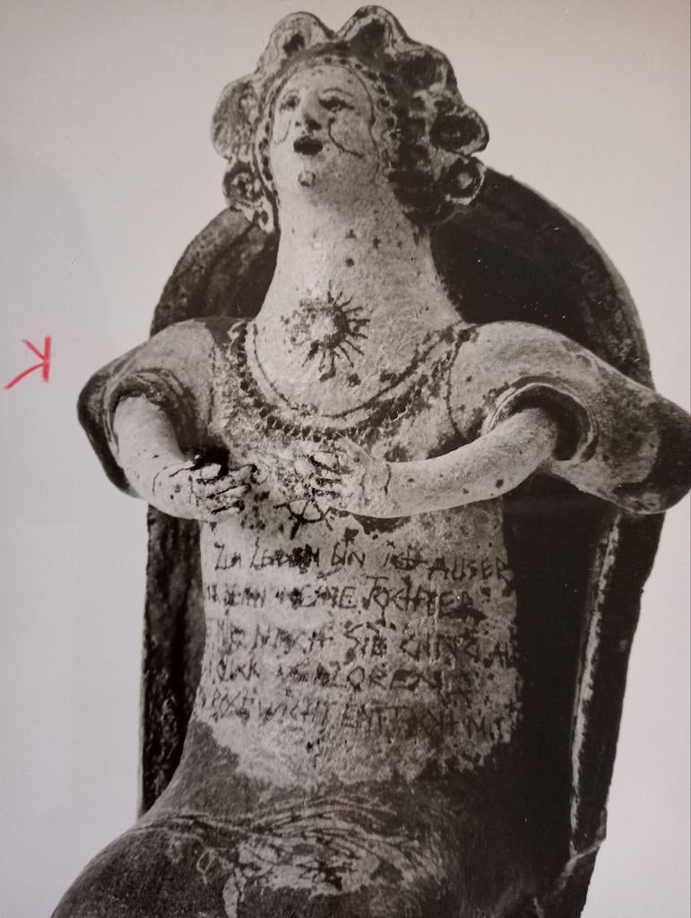 Dick Wolters persfoto keramiek object Lies Cosijn, Ophalen of Verzenden