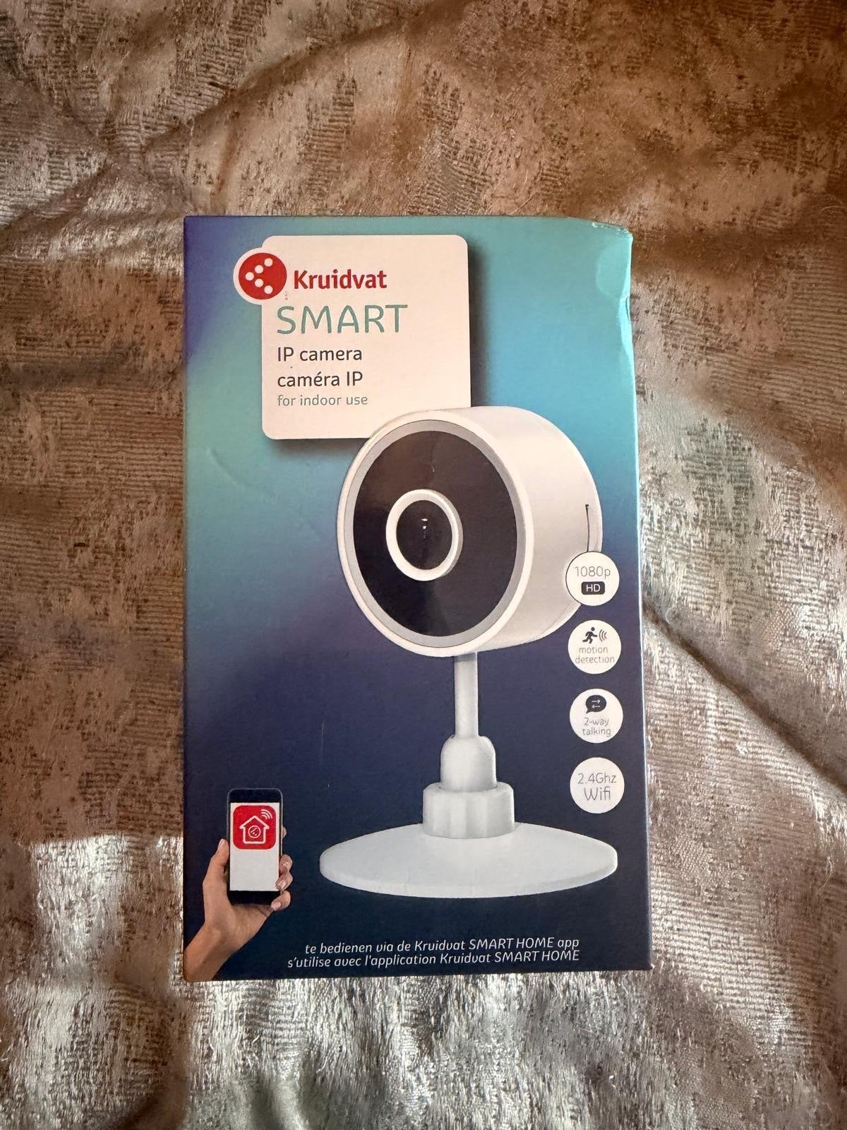 Kruidvat Smart IP Camera 1080p HD Binnencamera, Ophalen of Verzenden, Nieuw, Binnencamera