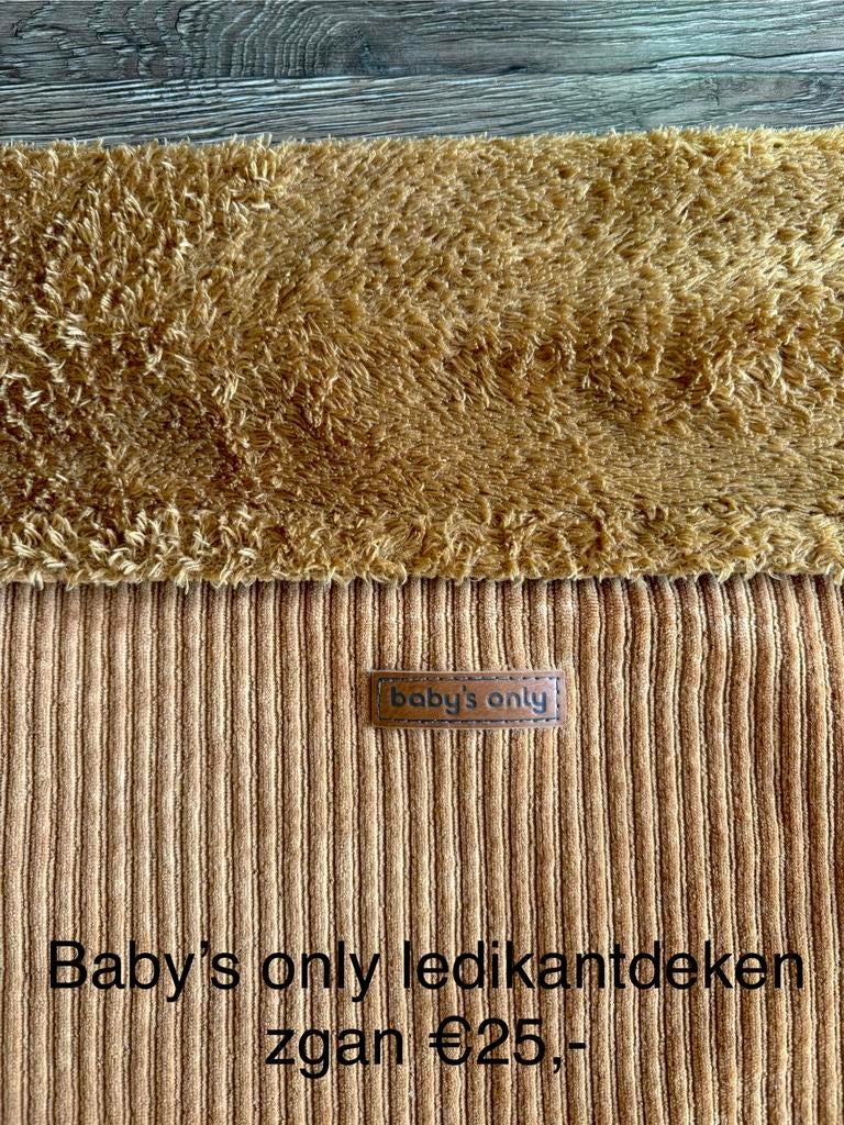 Ledikantdeken babys only caramel bruin, Ophalen of Verzenden, Zo goed als nieuw, Ledikant