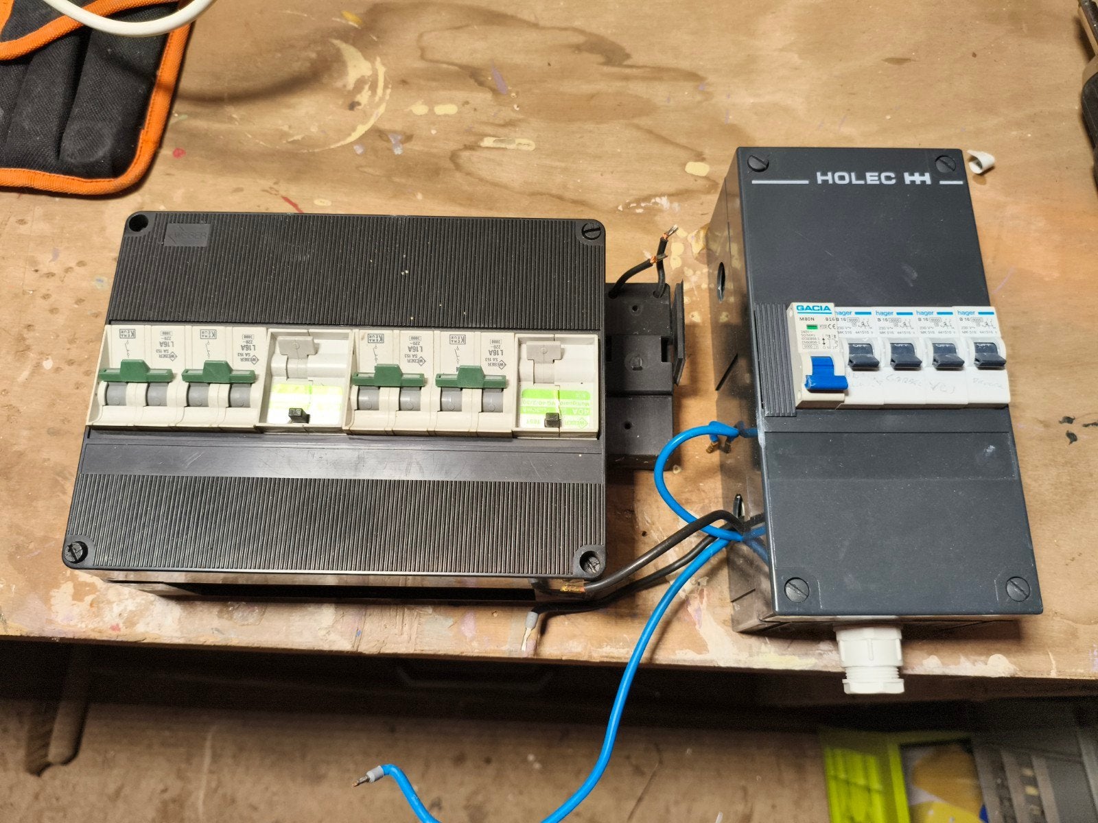 Holec H Hager Groepenkast met Installatieautomaten, Ophalen of Verzenden, Gebruikt, Hager, Groepenkast