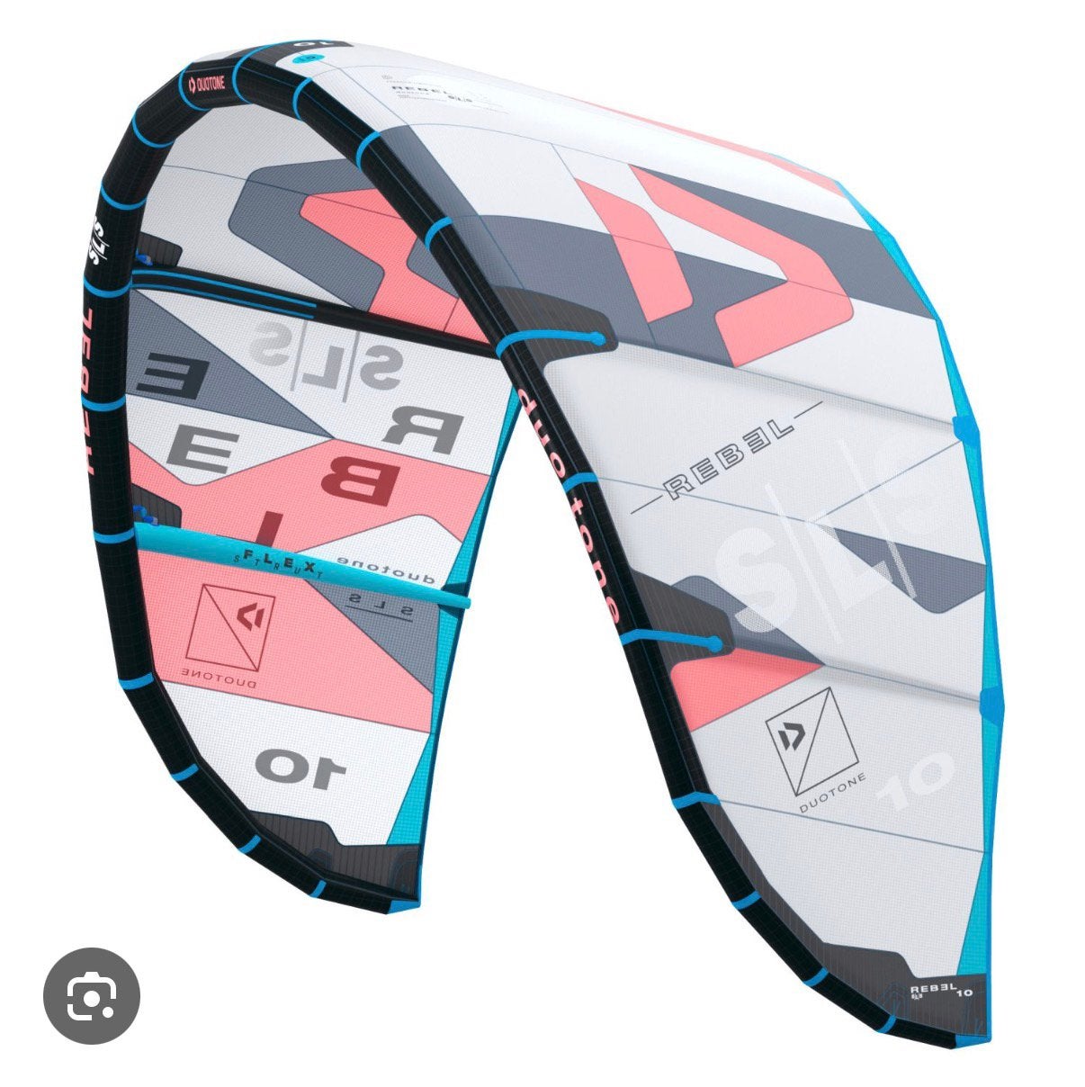 Duotone Rebel SLS 10m² Kitesurf Kite ZGAN, Watersport en Boten, 10 m², Geen board, Ophalen of Verzenden, Zo goed als nieuw