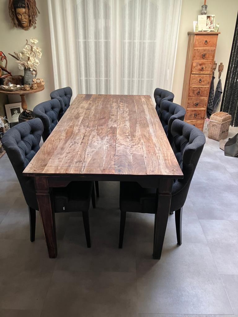 Eethoek met stoelen Bieden, Huis en Inrichting, Ophalen of Verzenden, Zo goed als nieuw