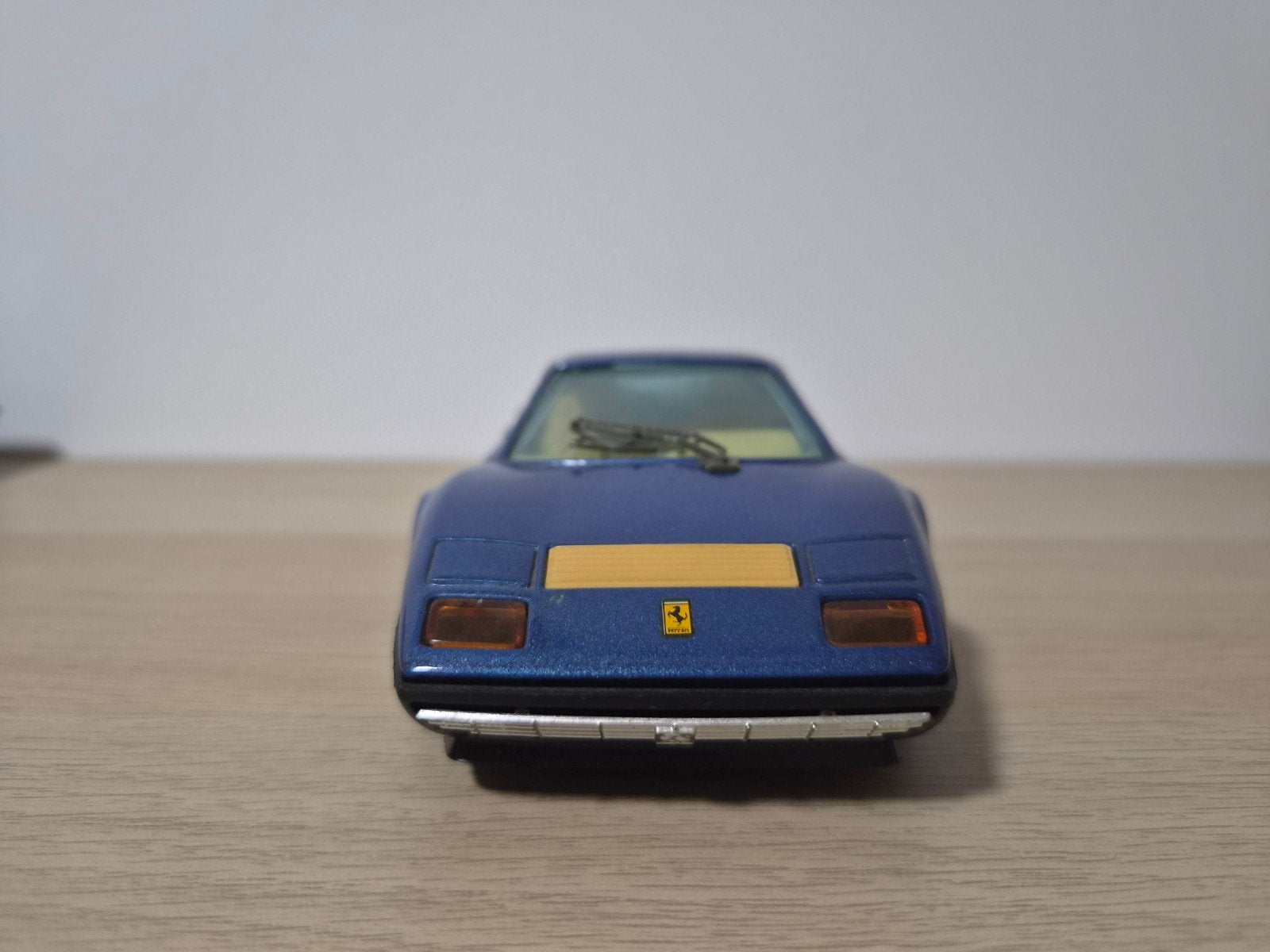 Bburago Ferrari 512 BB 1:24 Blauw, Hobby en Vrije tijd, Ophalen of Verzenden, Gebruikt, Auto, Bburago
