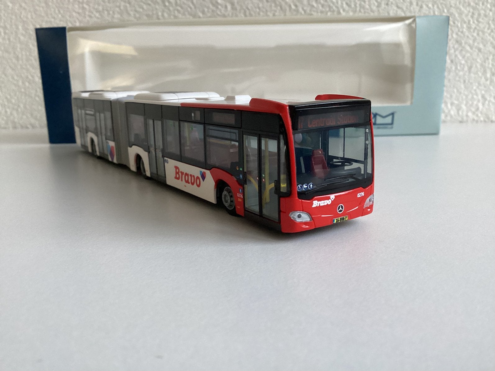 MB Citaro G Arriva Bravo (117 Centraal St) 1:87 Rietze nieuw, Hobby en Vrije tijd, Ophalen of Verzenden, Nieuw, Bus of Vrachtwagen