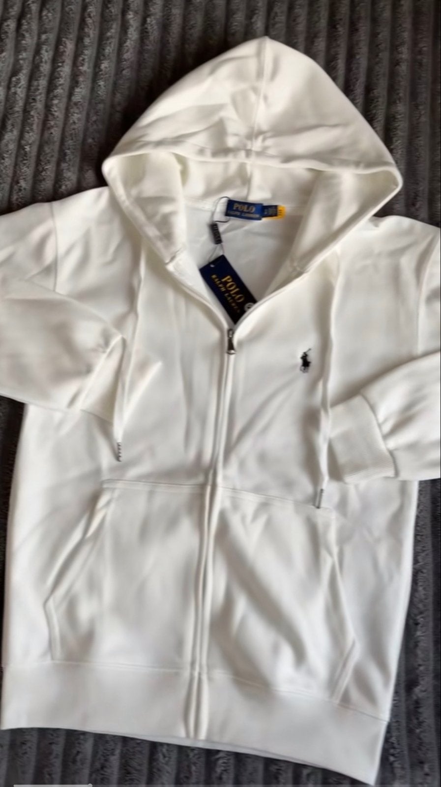 Polo Ralph Lauren hoodie wit - Maat S, Ophalen of Verzenden, Nieuw, Maat 46 (S) of kleiner, Wit