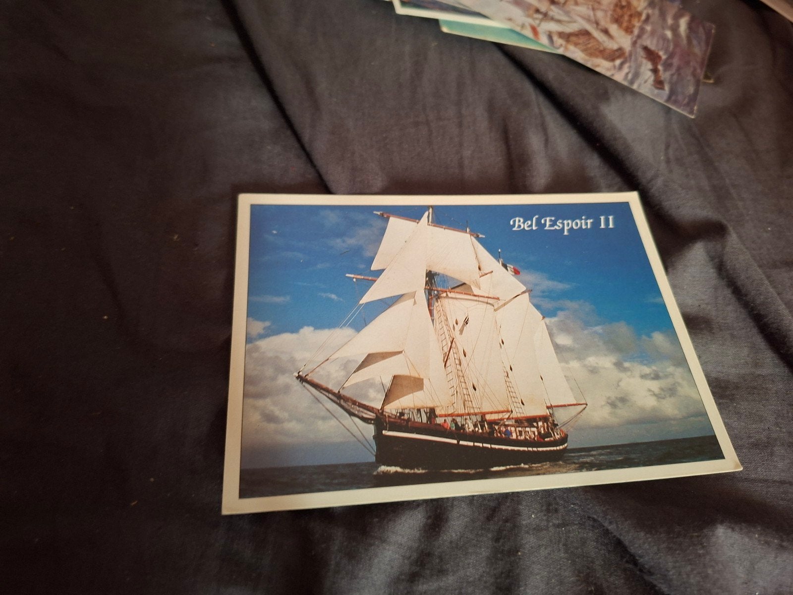 Ansichtkaart Bel Espoir II - Zeilschip, Ophalen, 1980 tot heden, Ongelopen, Voertuig