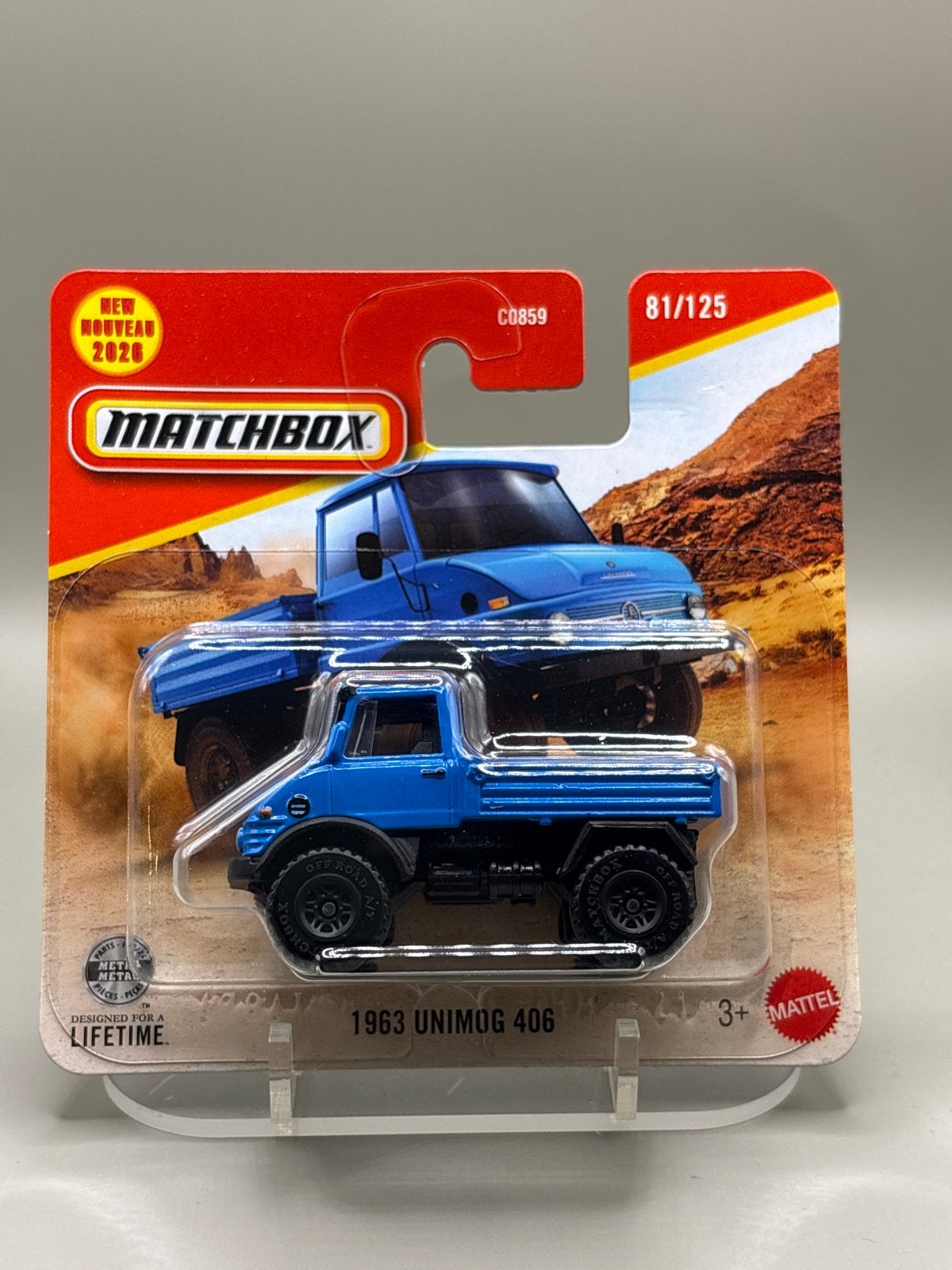 Matchbox 1963 Unimog 406 - Nieuw in verpakking, Auto, Nieuw, Ophalen of Verzenden, Mattel