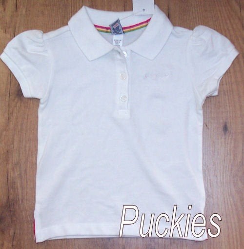 Witte GAP meisjes polo maat 92 NIEUW (7338) a, Kinderen en Baby's, Kinderkleding | Maat 92, Meisje, Nieuw, Ophalen of Verzenden
