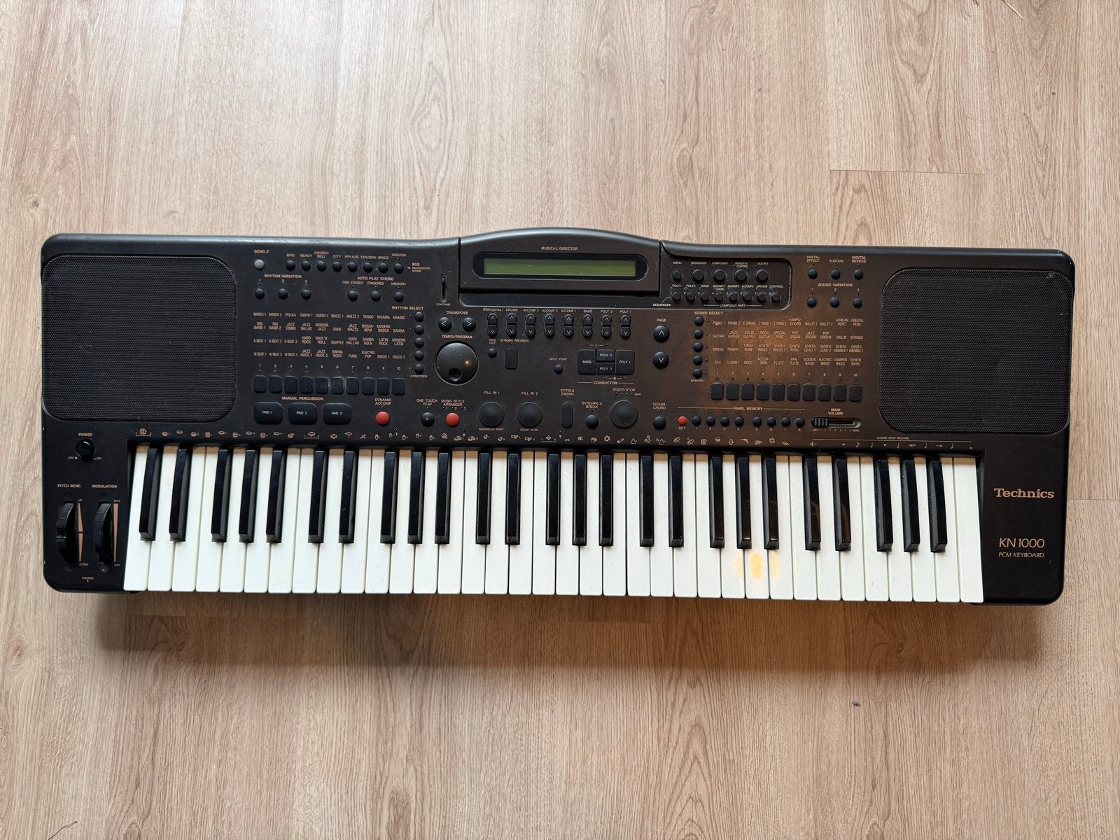 Technics KN1000 PCM Keyboard, 61 toetsen, Midi-aansluiting, Ophalen of Verzenden, Zo goed als nieuw