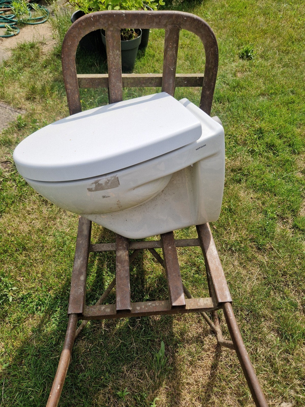 WC pot voor tijdelijk gebruik bij verbouwing, Ophalen, Gebruikt, Toilet
