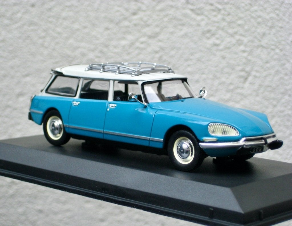 Citroen DS 23 Break blauw Lagune 1974 Norev 1:43, Ophalen of Verzenden, Nieuw, Auto, Norev