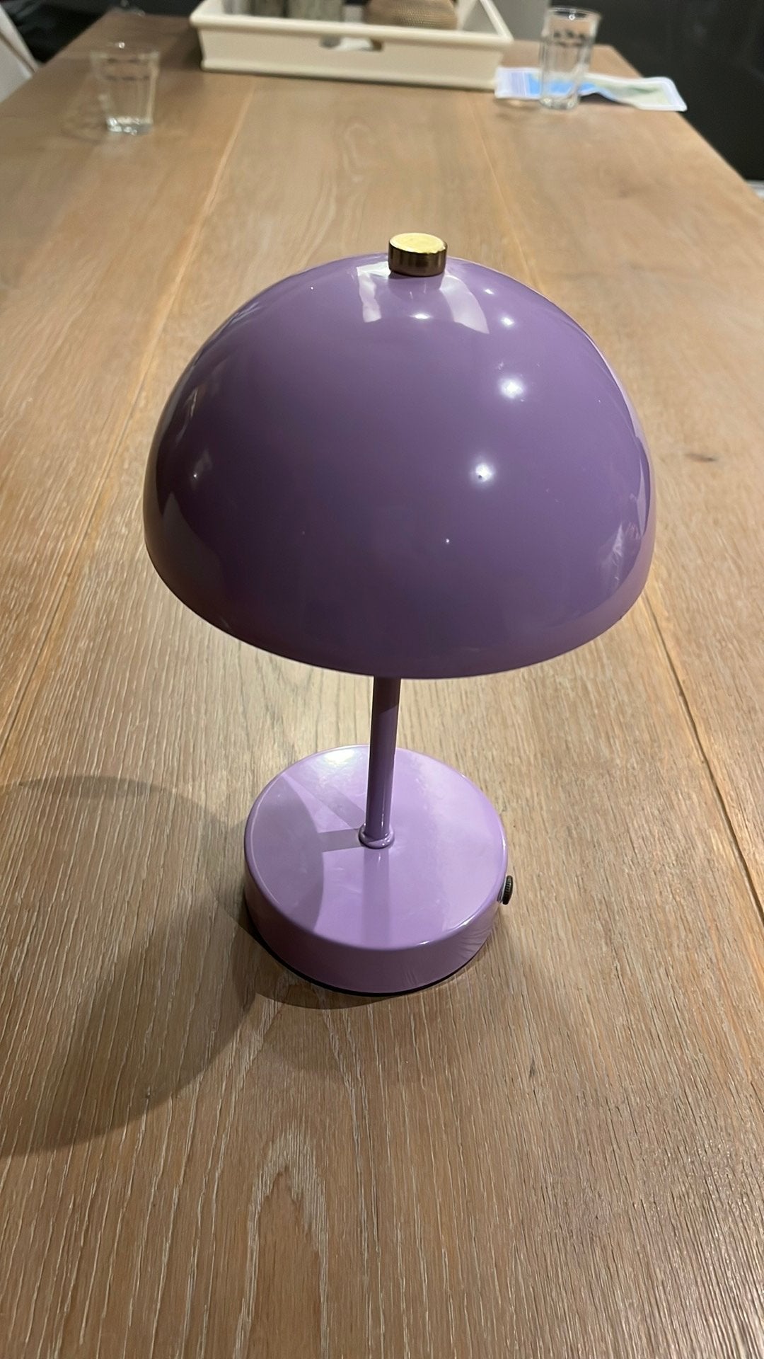 Lampje paars, Ophalen, Paars, 25 cm, Overige fittingen