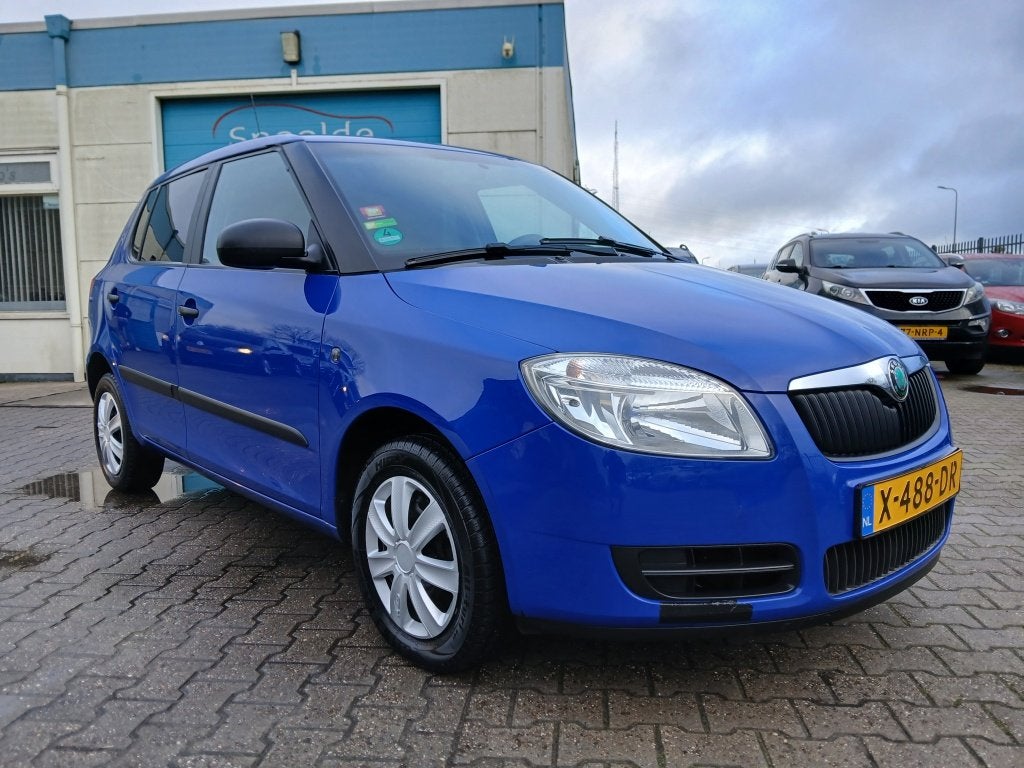 Skoda Fabia 1.2 102.000Km/Airco/Apk 11'26 (bj 2009), Auto's, Voorwielaandrijving, Stof, Zwart, 1198 cc