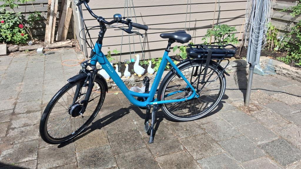 Stella Livorno elektrische fiets, Gebruikt, 50 km per accu of meer, 55 tot 59 cm, Ophalen