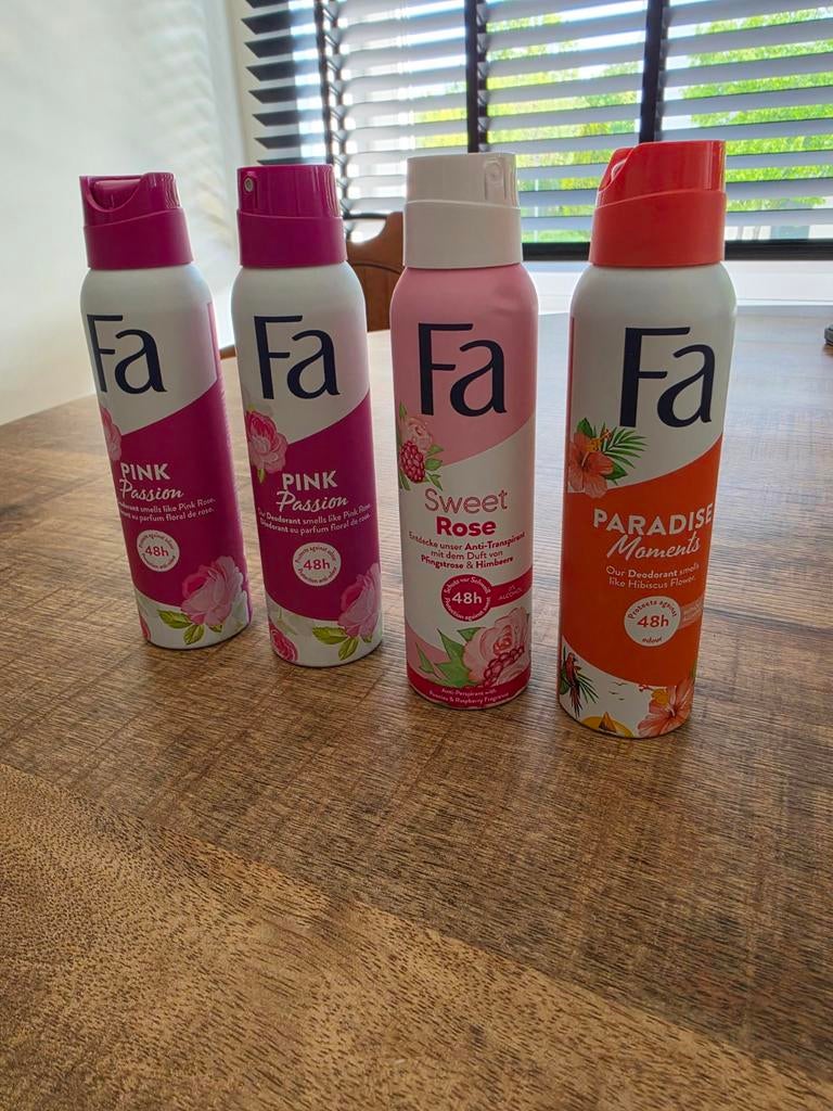 4x Fa deodorant nieuw, Ophalen of Verzenden, Nieuw, Deodorant of Bodyspray