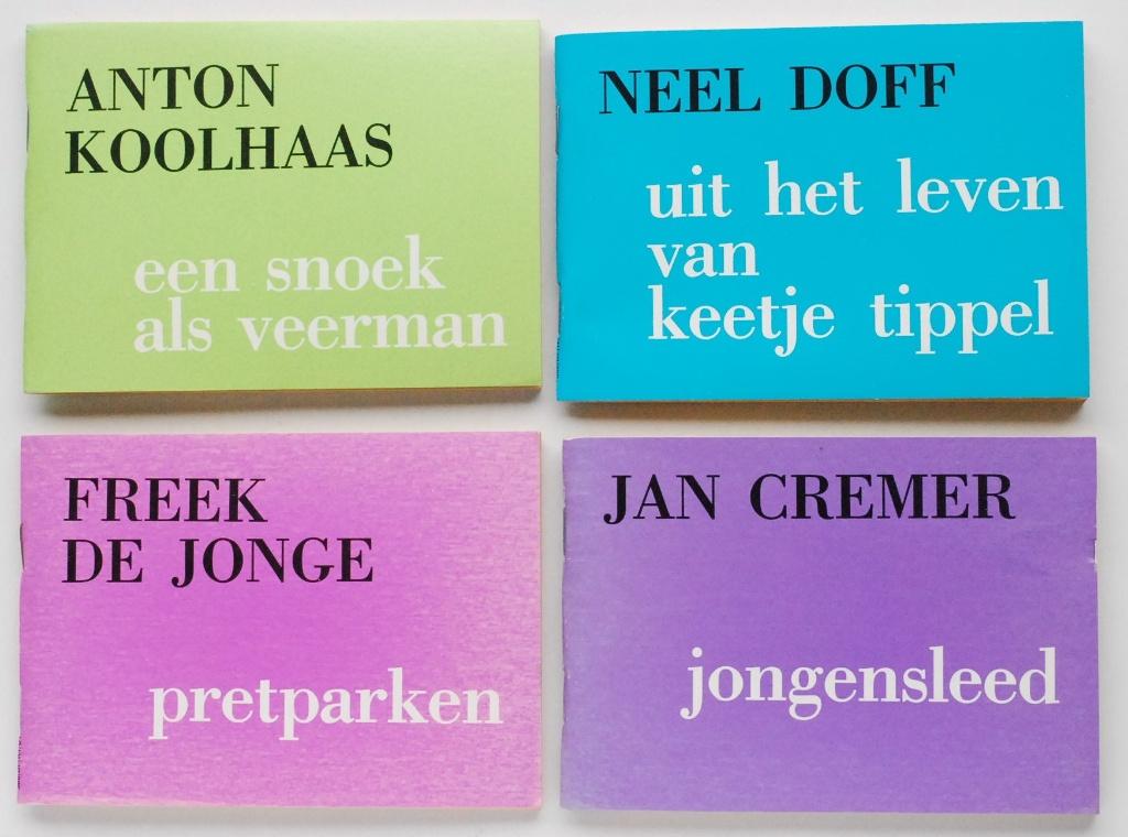 Budgetpockets 1 t/m 4 Freek de Jonge Jan Cremer e.a. (1988), Verzenden, Zo goed als nieuw, Nederland
