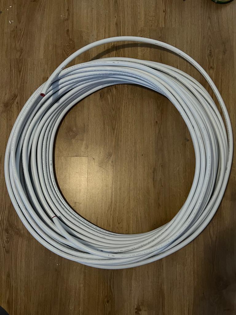 Flexibele meerlagenbuis 16mm x 2mm - tot 60 meter, Doe-het-zelf en Verbouw, Verwarming en Radiatoren, Ophalen, Gebruikt, Minder dan 30 cm