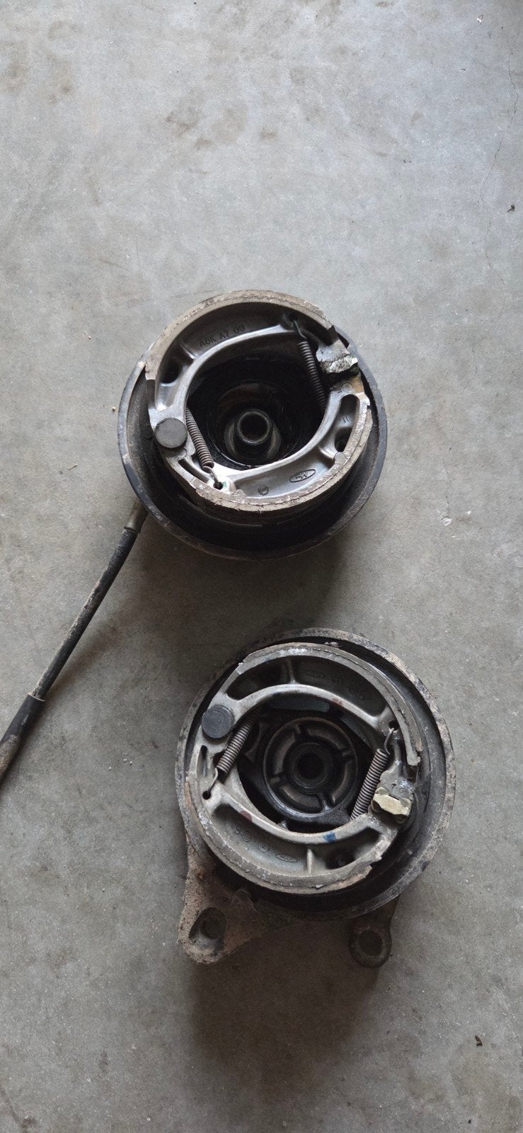 setje rem trommels orgineel Honda mt5 mt8, Ophalen of Verzenden, Zo goed als nieuw, Overige typen, Overige merken