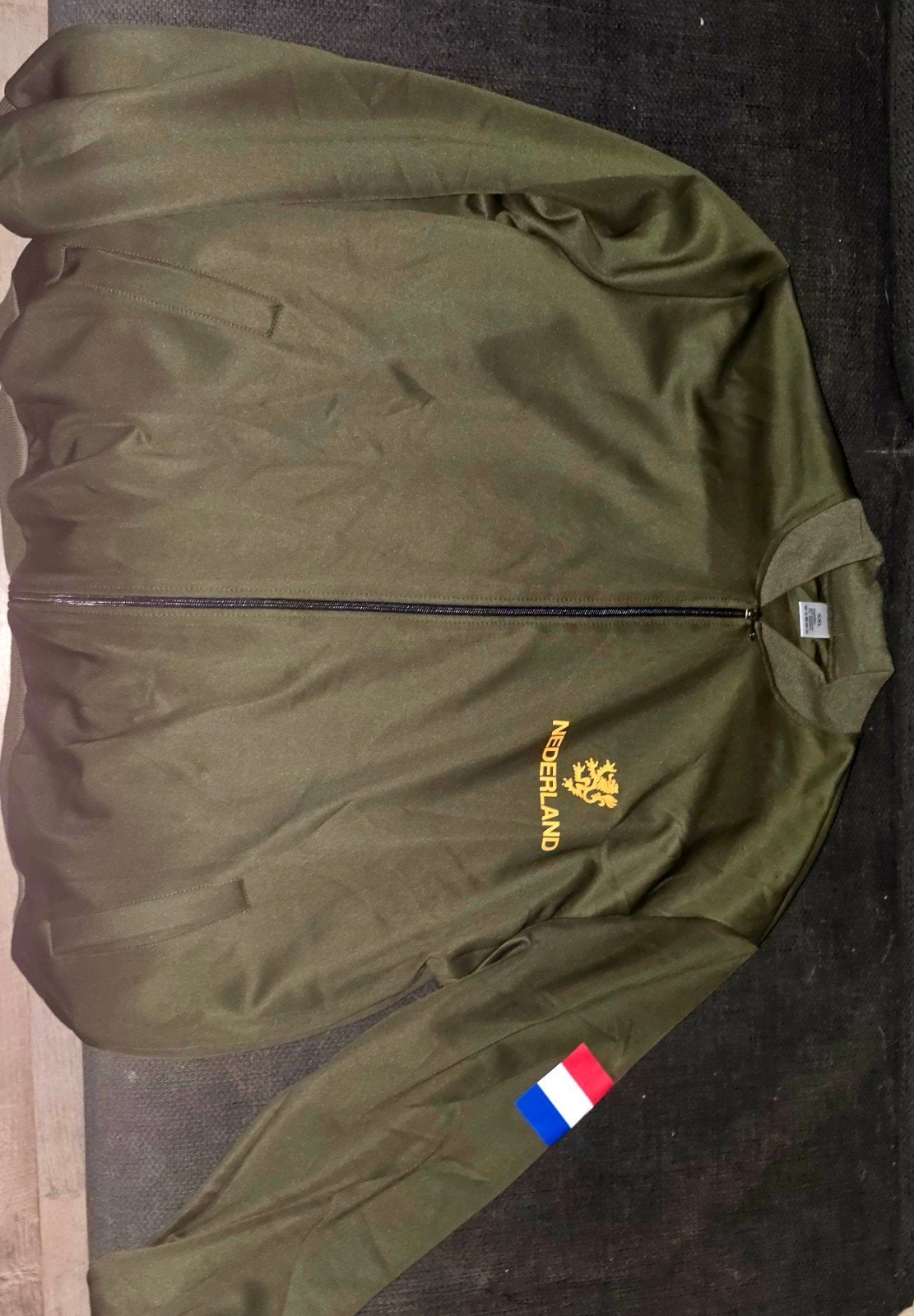 Nederland TRAININGSJAS - Groen met Leeuw en Vlag, Kleding | Heren, Jassen | Zomer, Onbekend, Nieuw, Overige maten, Ophalen of Verzenden
