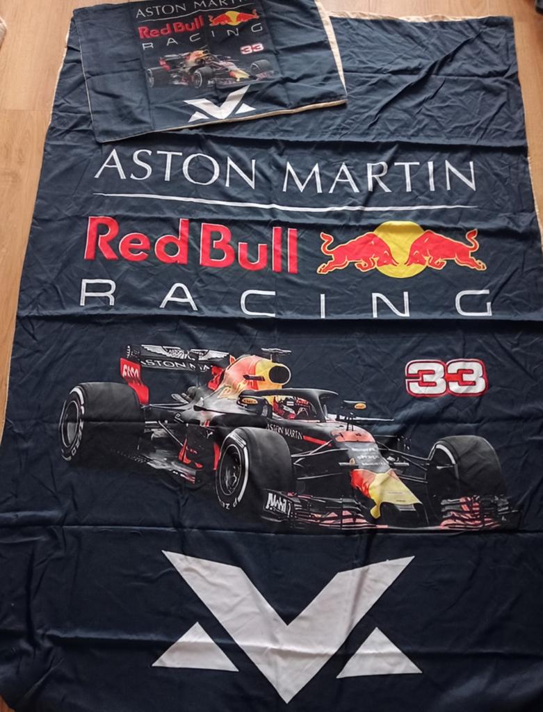 Formule 1 Dekbedovertrek 1 Persoons met Kussensloop ZGAN, Zwart, Dekbedovertrek, Ophalen of Verzenden, Zo goed als nieuw