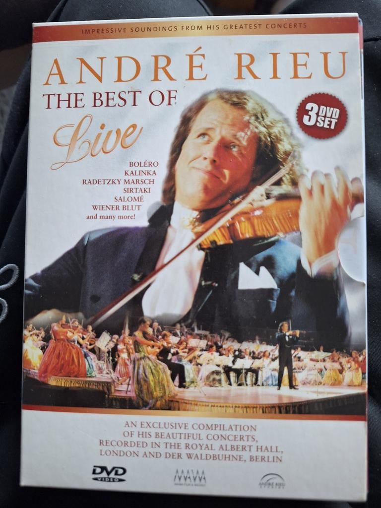Andre rieu 4 dvd s en cd, Gebruikt, Boxset, Overige typen, Ophalen of Verzenden