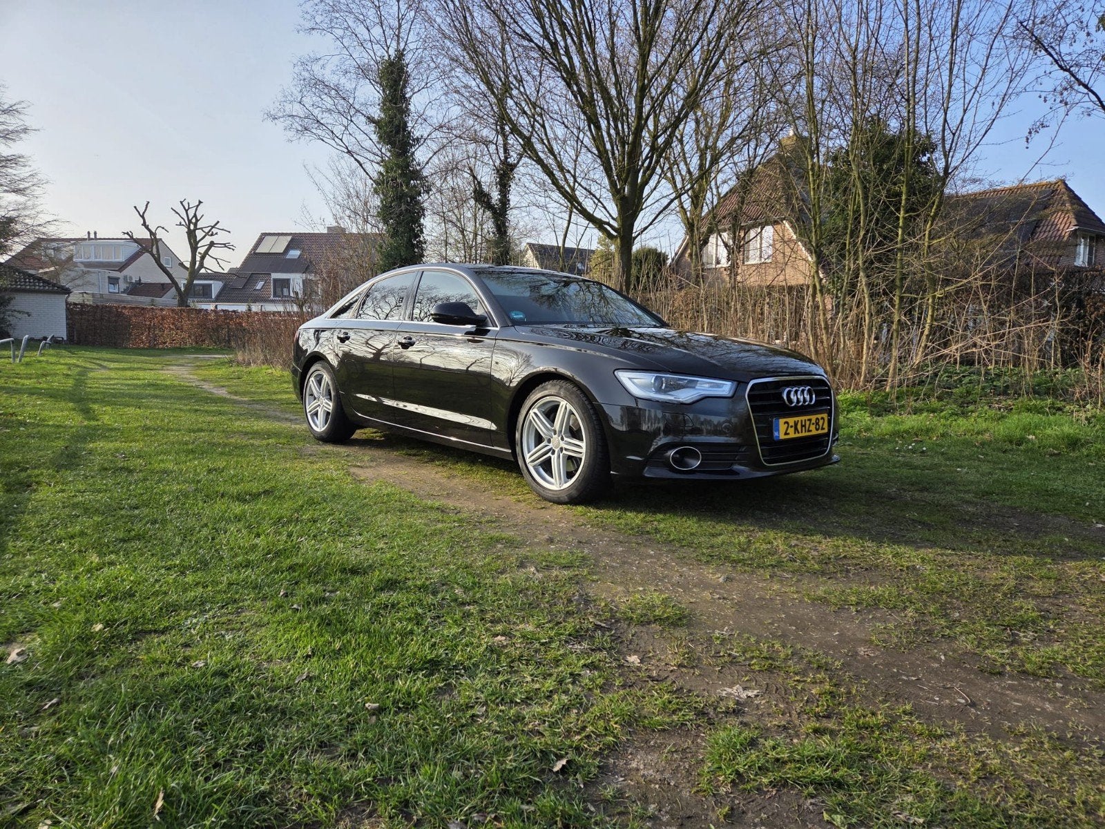 Audi A6 2.0 Tfsi 132KW Multitronic 2013 Bruin, Auto's, Audi, 4 cilinders, 179 pk, Origineel Nederlands, Sedan