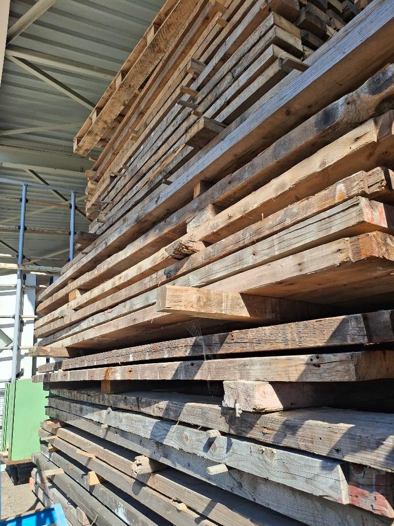 Houten balken, Doe-het-zelf en Verbouw, Hout en Planken, Ophalen, Gebruikt, Balk, Vuren