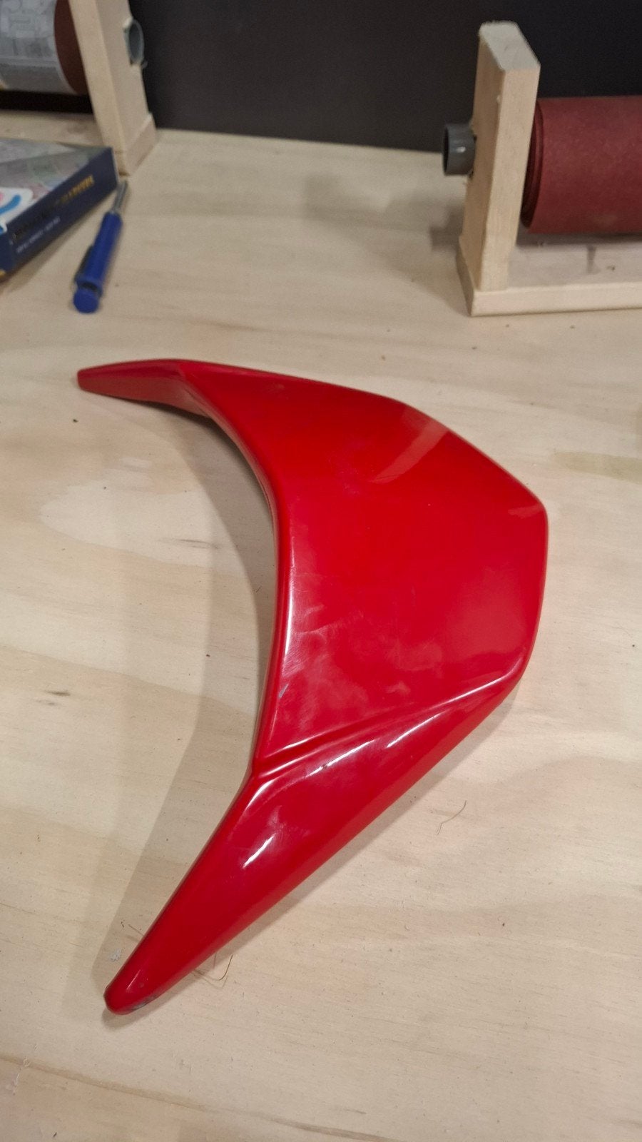 Rode achterspoiler Peugeot Speedfight 2, Ophalen of Verzenden, Gebruikt, Kap, Peugeot