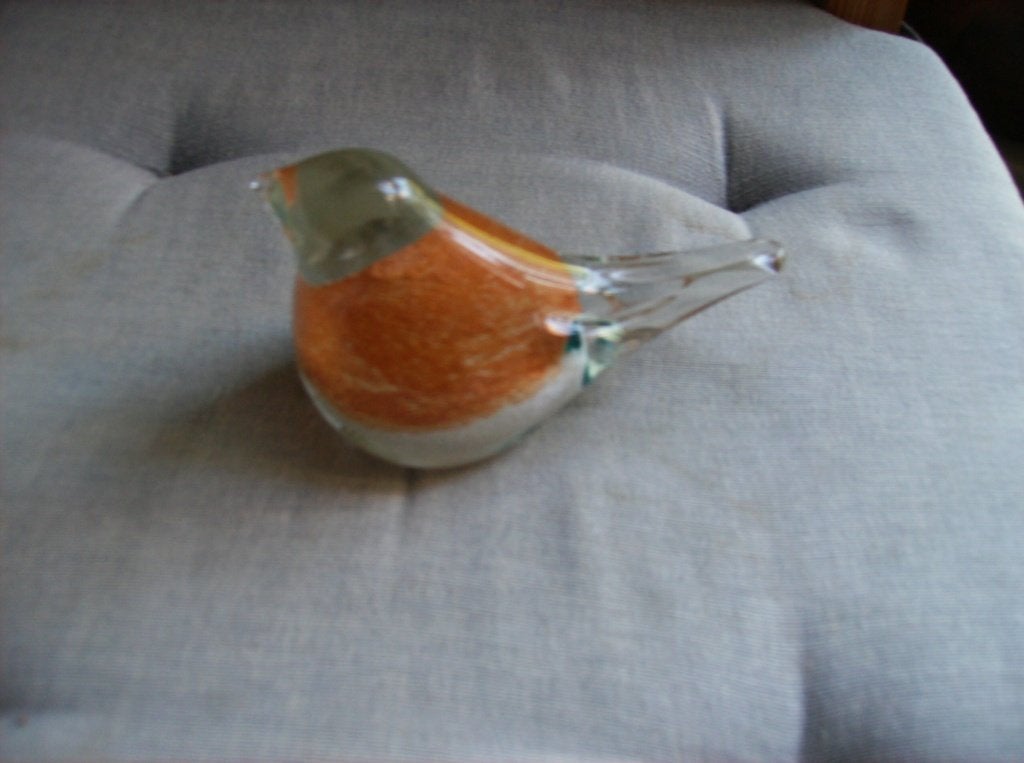 GLAZEN, ZWAAR, VOGELTJE MET STAART, Ophalen of Verzenden