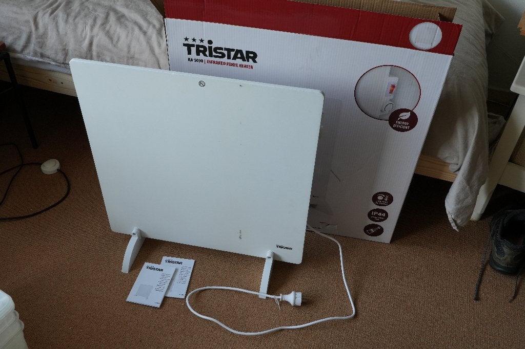 Elektrische infrarood verwarming Tristar KA-5090, 30 tot 80 cm, Overige typen, Ophalen of Verzenden, Zo goed als nieuw