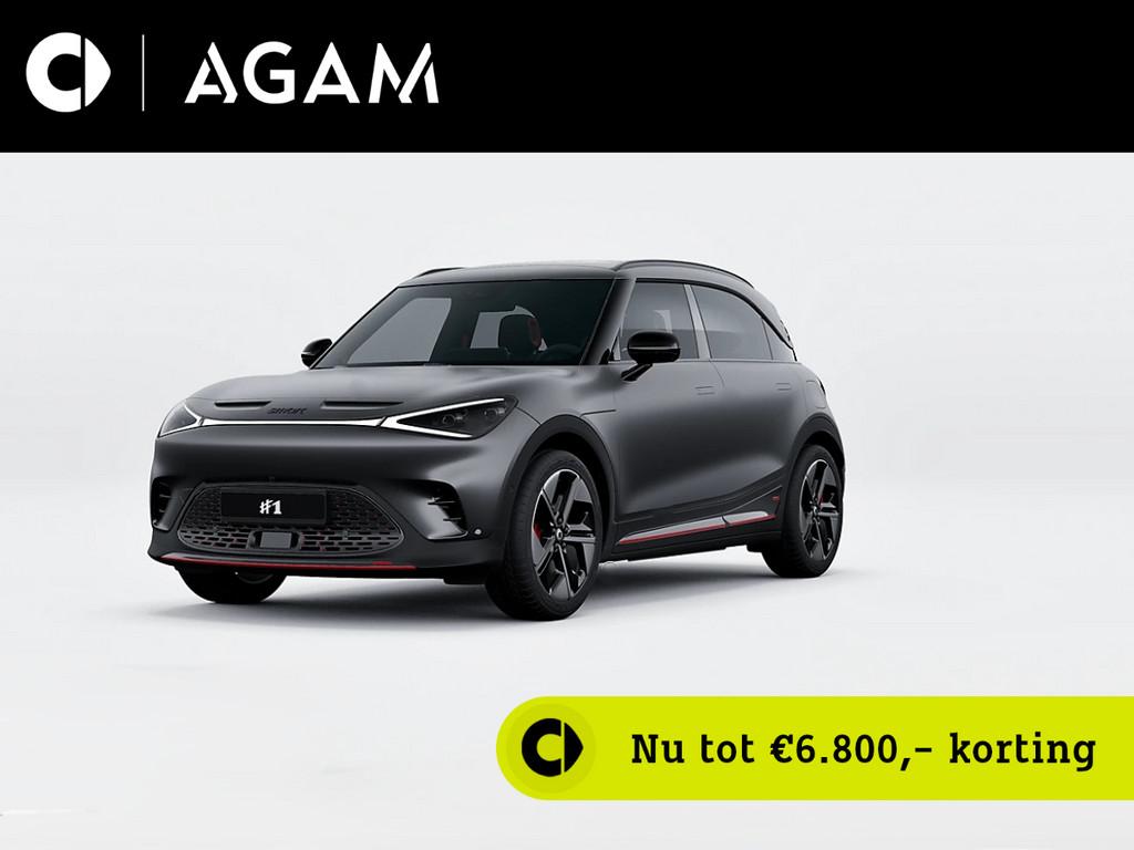 smart #1 BRABUS 66 kWh, Auto's, Automaat, 428 pk, Alcantara, 1600 kg