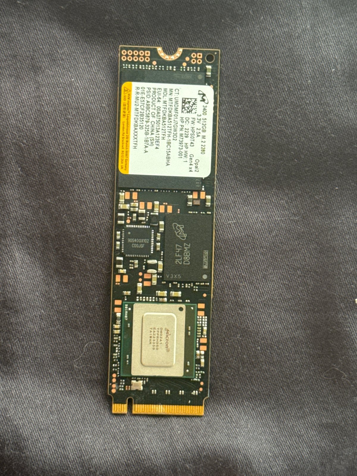 Lenovo ThinkPad 512GB PCIe Gen4 NVMe Opal2 M.2 2280 SSD, Computers en Software, Harde schijven, Intern, SSD, Ophalen of Verzenden