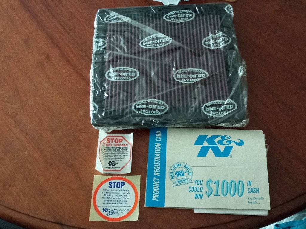 K&N paneel filter voor Ford Thunderbird en Mercury Cougar, Ophalen of Verzenden