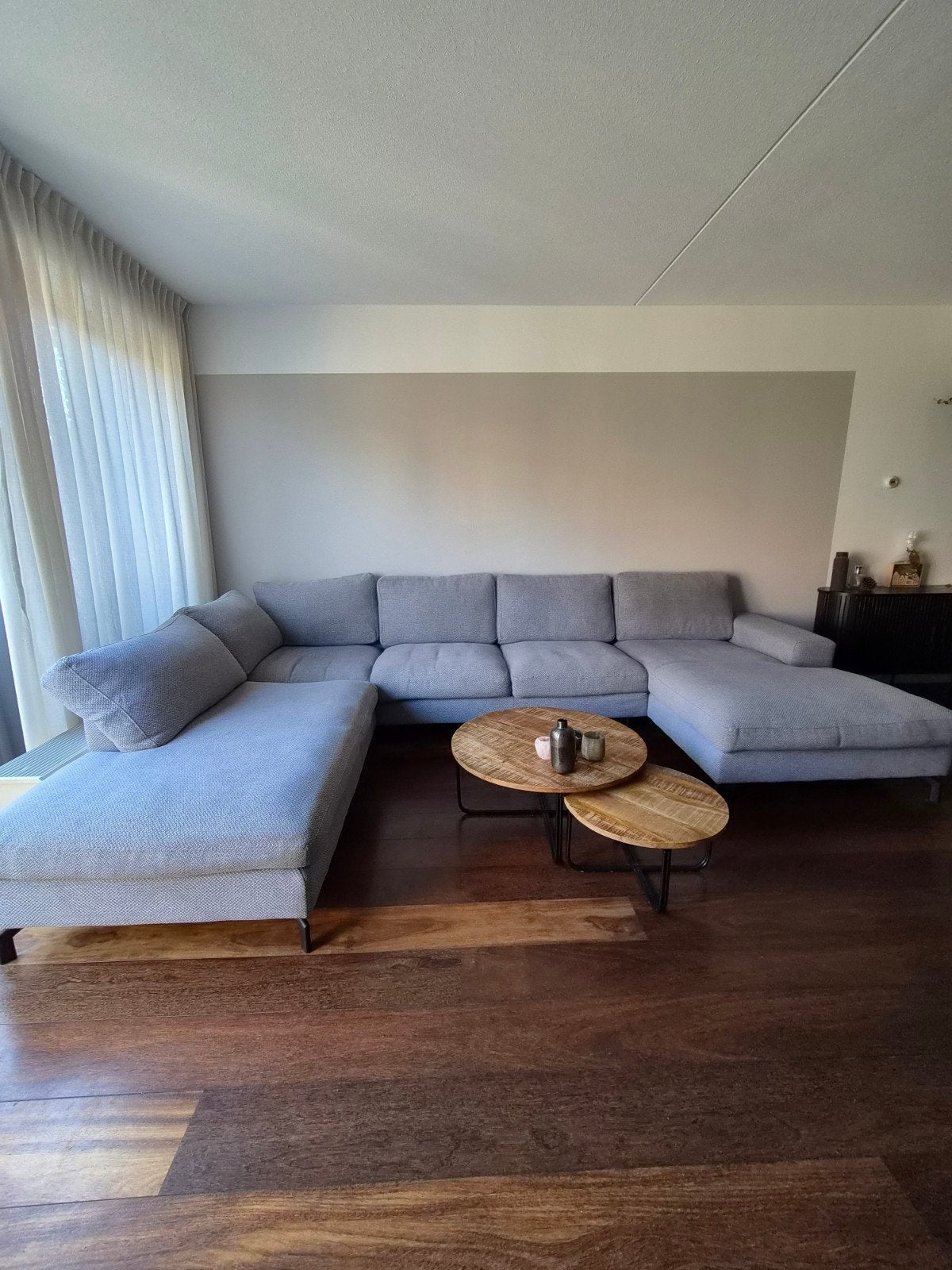 Grote U-vormige bank - 360x240x170 cm - Gebruikt, Ophalen, Gebruikt, Stof