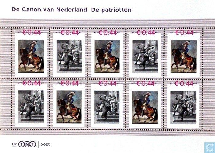 Postzegels Canon van Nederland: De Patriotten, Ophalen of Verzenden, Na 1940, Postfris
