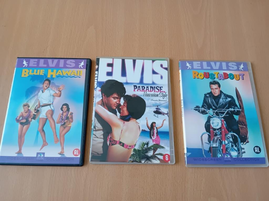 Drie Elvis Presley dvd's, Alle leeftijden, Ophalen of Verzenden, Zo goed als nieuw, Muziek en Concerten