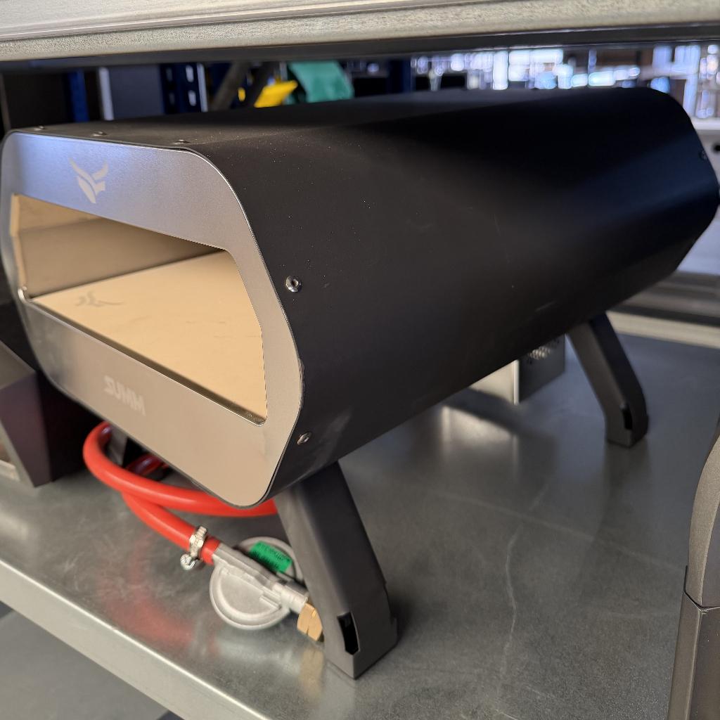 OD.075 Summ Luca Black Gas Pizza Oven, Tuin en Terras, Pizzaovens, Ophalen, Zo goed als nieuw