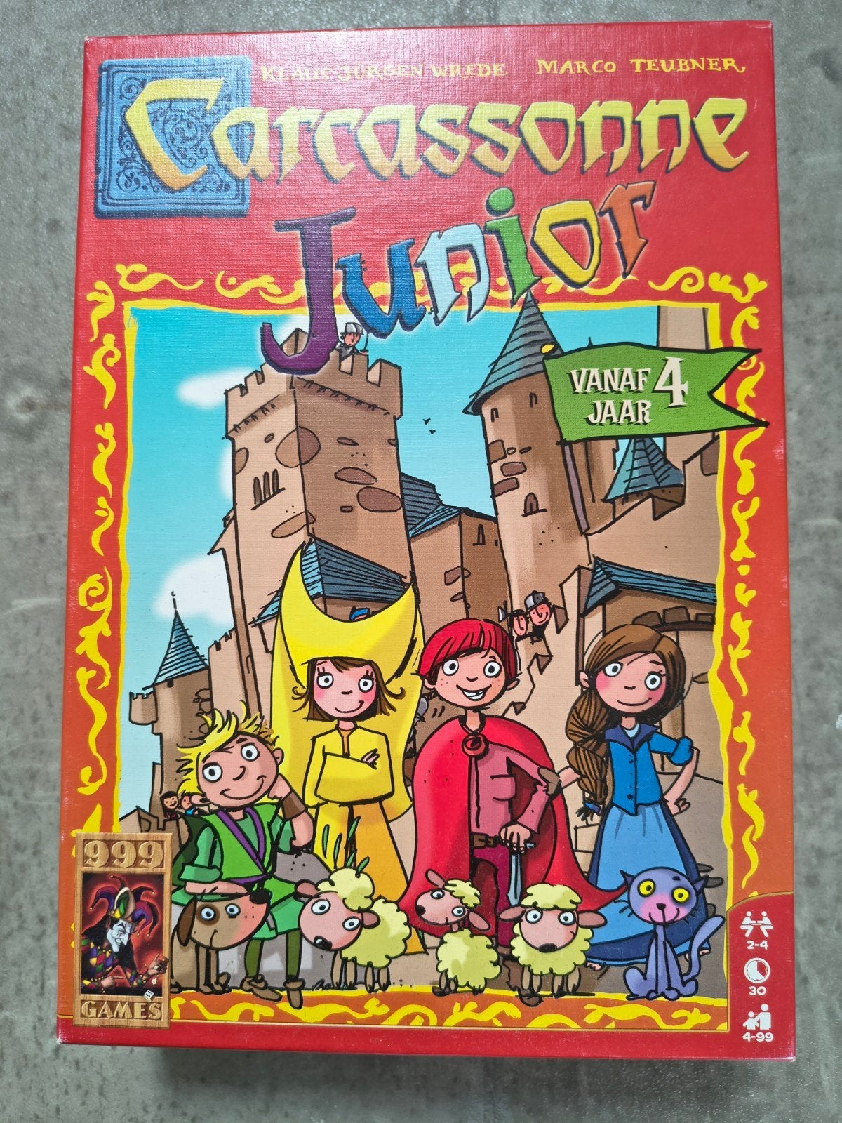 Carcassonne junior spel, Een of twee spelers, Ophalen of Verzenden, Zo goed als nieuw, 999 Games