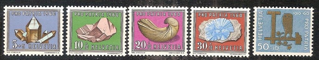 Zwitserland 714-718 postfris, Ophalen of Verzenden, Postfris