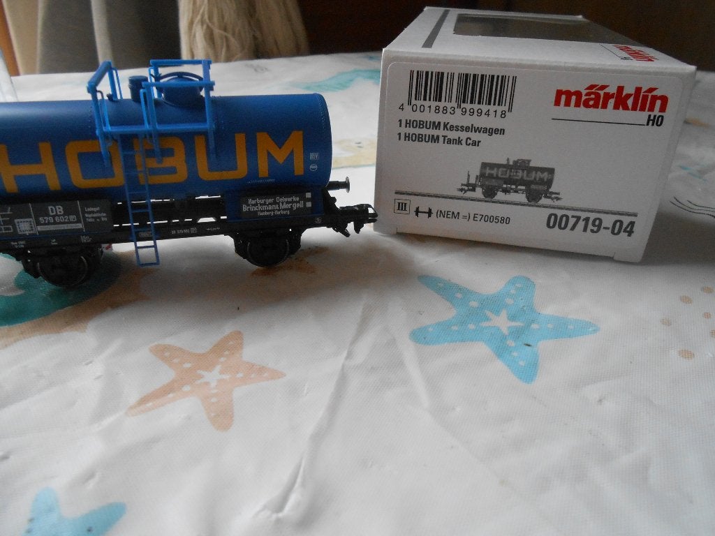 Märklin 00719-04, ketelwagon HOBUM van de DB, Wisselstroom, Ophalen of Verzenden, Märklin, Nieuw