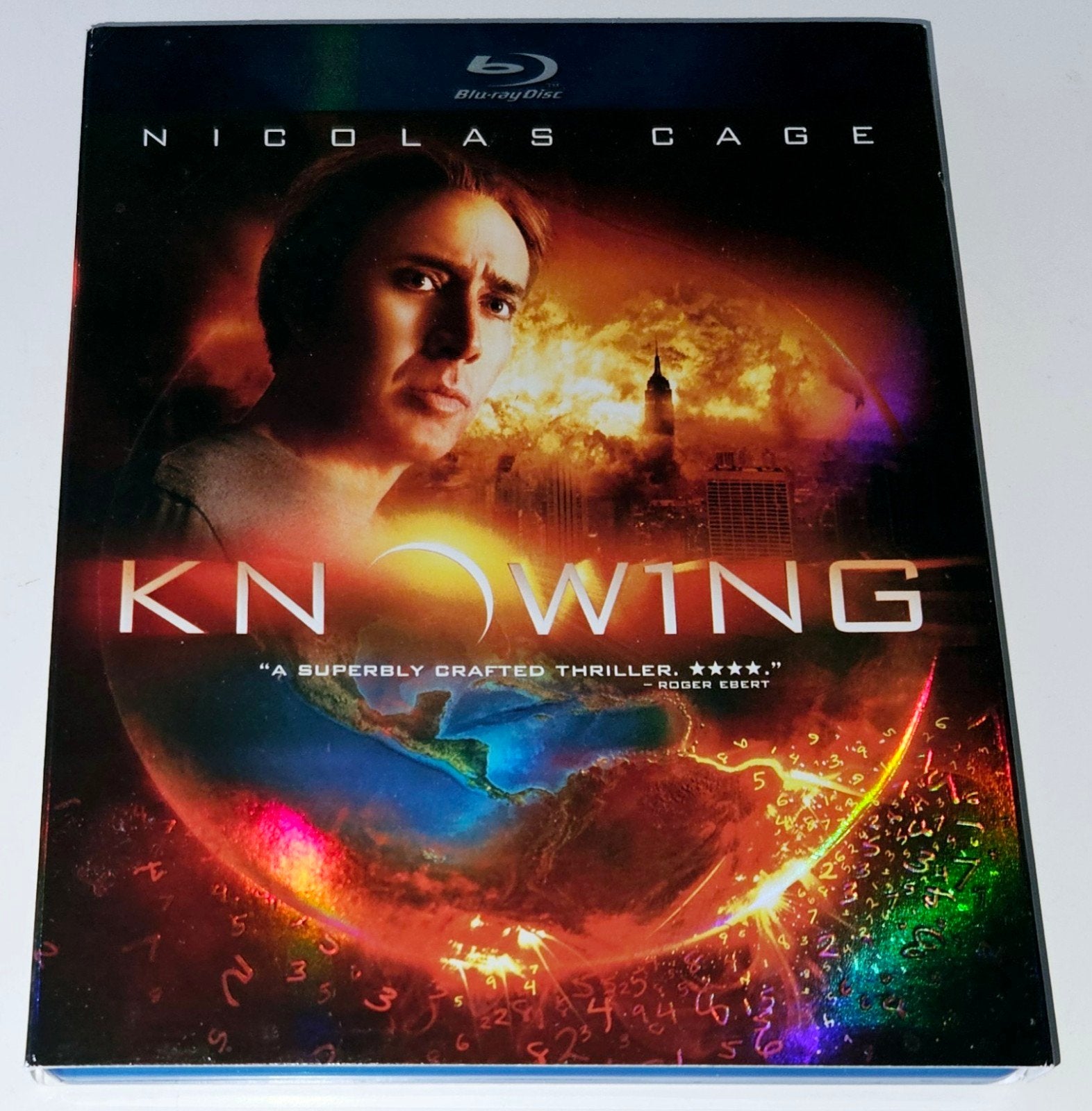 Knowing- Blu-ray - Nicolas Cage - geen NL ondertiteling, Film, Science Fiction en Fantasy, Ophalen of Verzenden, Zo goed als nieuw