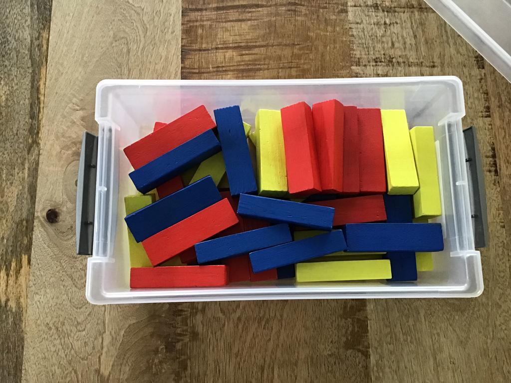 Te koop toren blokken spel, Ophalen of Verzenden, Zo goed als nieuw